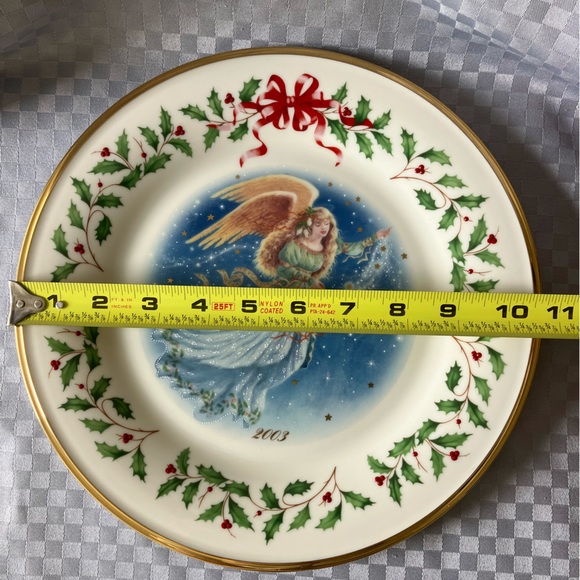 Lenox Holiday Angel Collector Plate 2003 Edition 10.5” - Picture 10 of 11